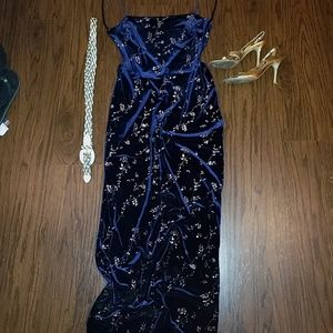 Vintage 90s Velvet Cocktail Dress